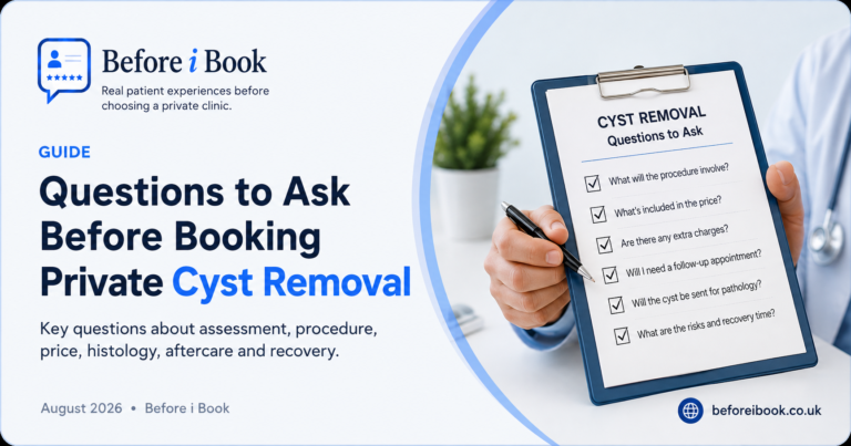 Questions to Ask Before Booking Private Cyst Removal